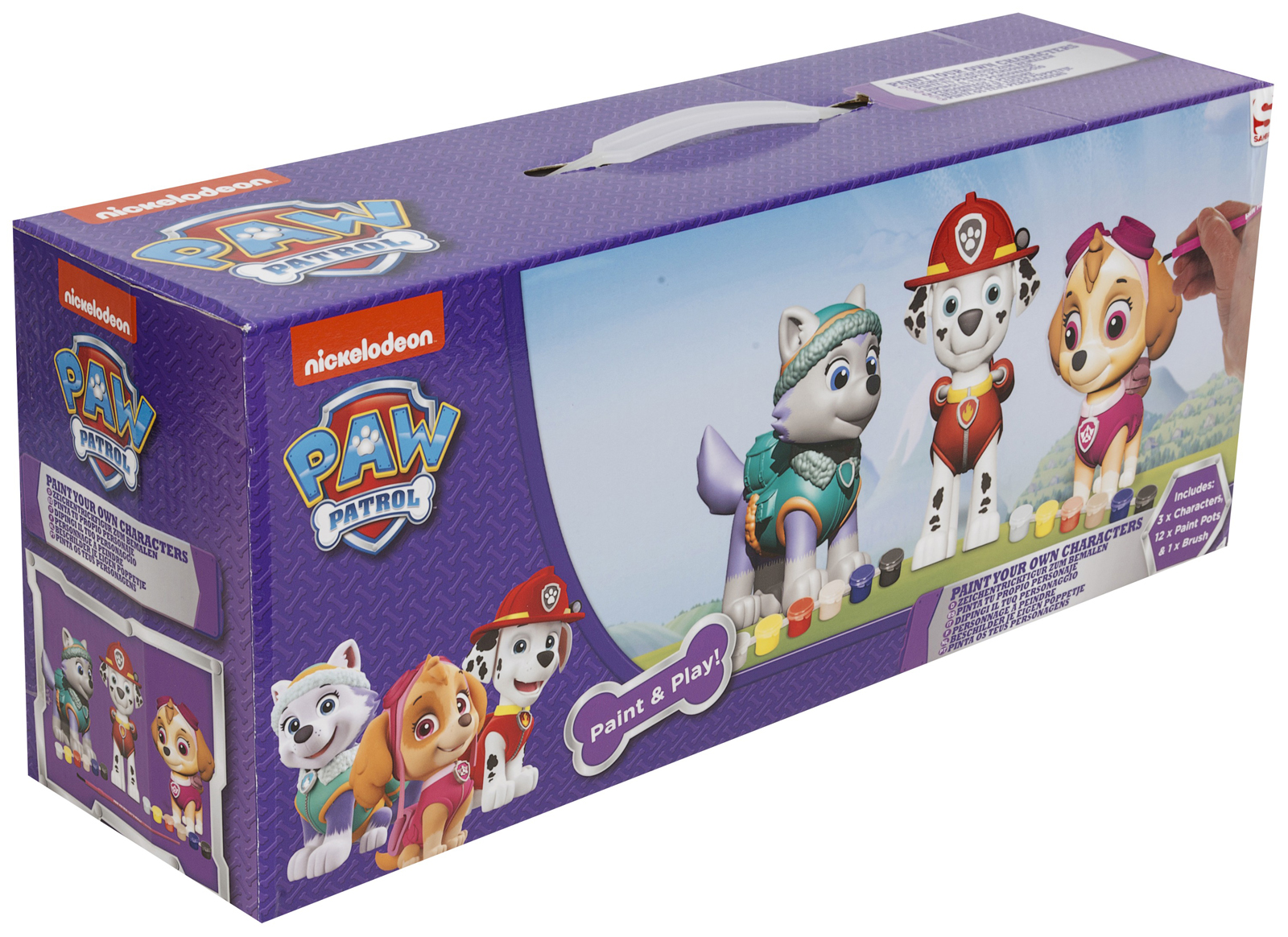 Paw Patrol Paint Your Own Figures X Character Paint A Pot Xmas Gift
